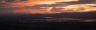 Sunset from the top of Cockleroy, Beecraigs Country Park