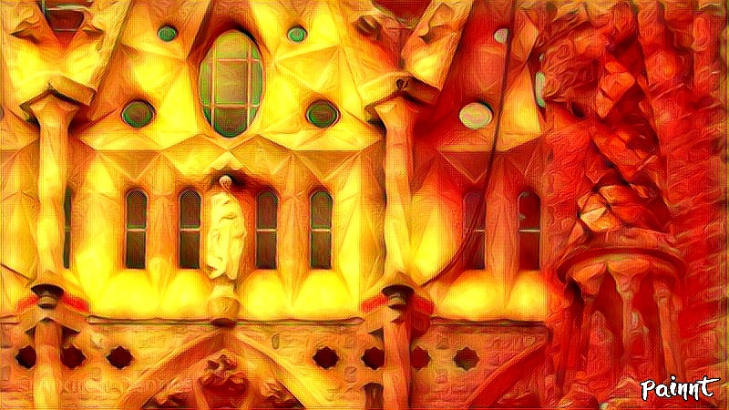 Detail of Sagrada Familia