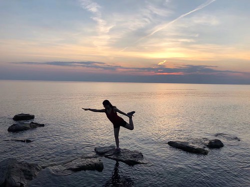 kettlepoint lake huron shoreline sunset evening peaceful yoga exercise