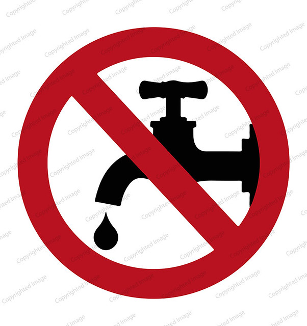No water save water do not waste water