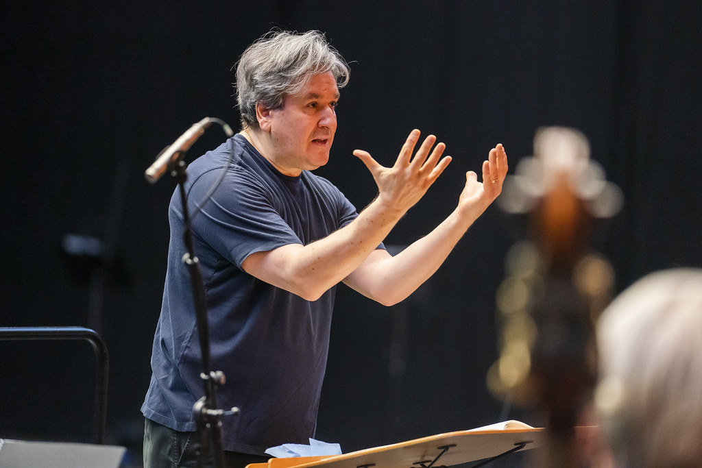 Antonio Pappano in rehearsal for Live from Covent Garden, 20 June 2020 ©2020 ROH. Photograph by Tristram Kenton
