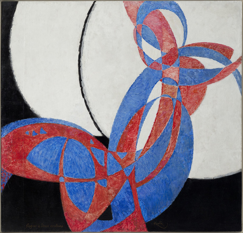 Como entender a arte abstrata - František_Kupka,_1912,_Amorpha,_fugue_en_deux_couleurs_(Fugue_in_Two_Colors),_210_x_200_cm,_Narodni_Galerie,_Prague