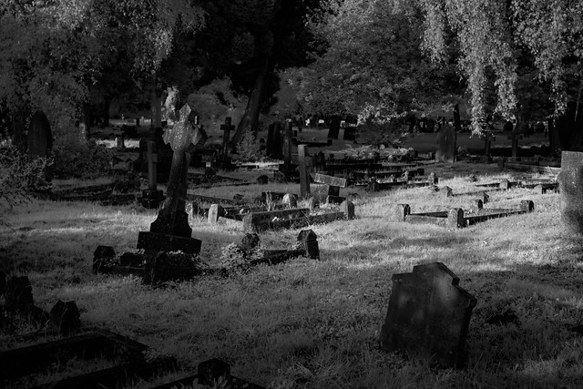 St Andrews Churchyard Shifnal Infrared