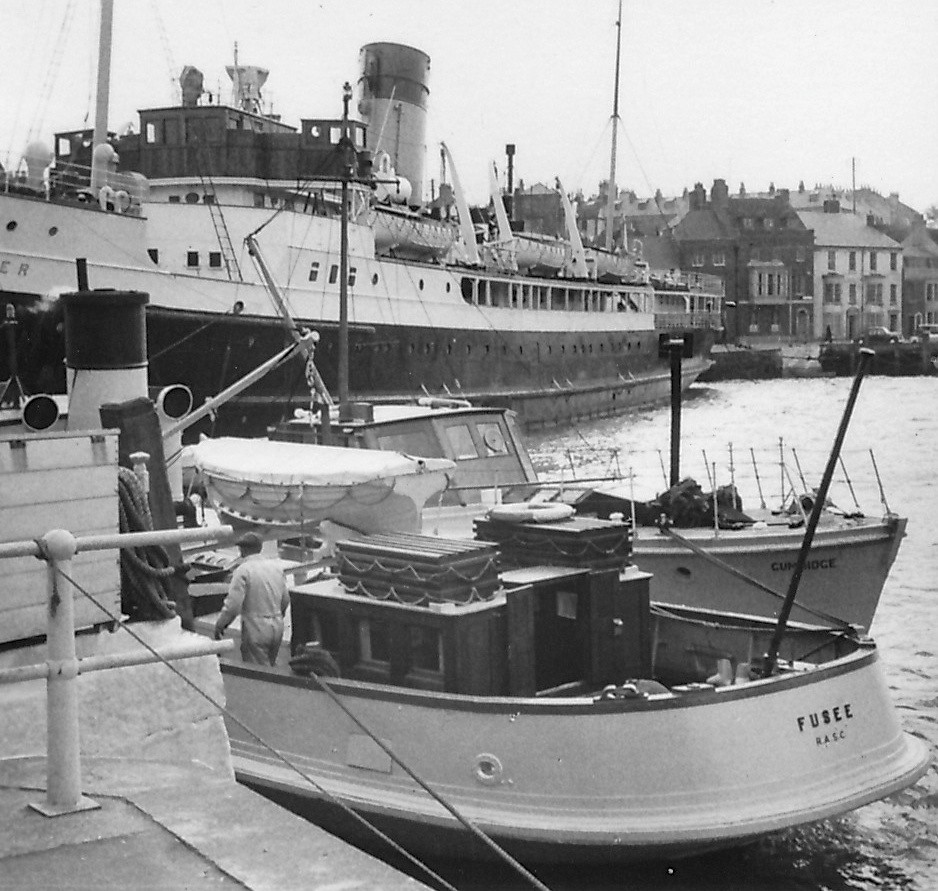 Shipping in Weymouth Harbour, 1950s