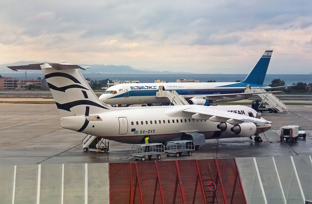 Aegean Airlines - SX-DVD - BAe RJ100 & ElAl - B757