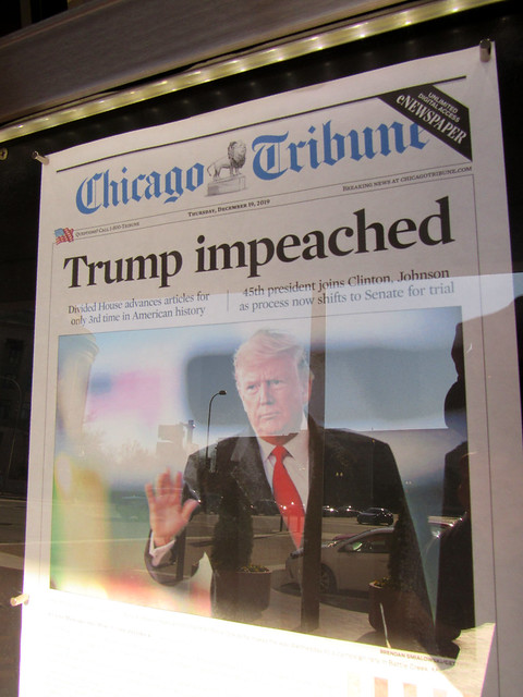 Impeached--Chicago Tribune--Page One