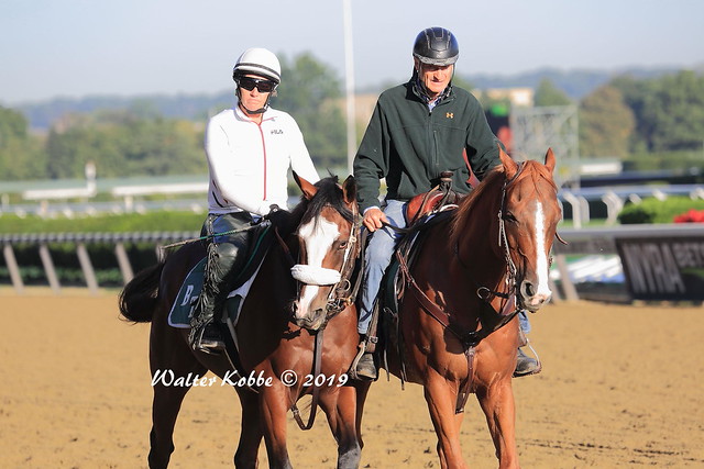 Trainer Barclay Tagg with Robin Smullen and Tiz The Law