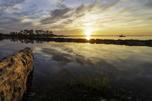 sunset chesapeake bay kentisland maryland