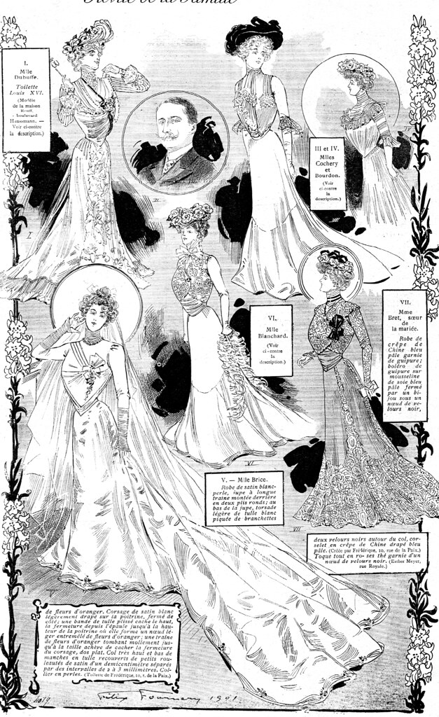La Mode Pratique, robes pour mariage, 1901