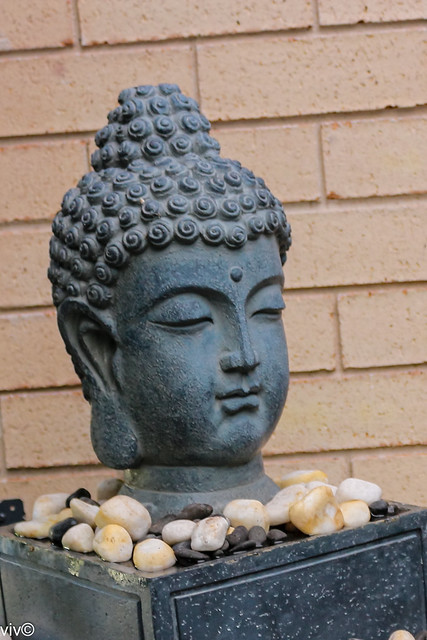 Buddha portrait sculpture - a message of love and peace