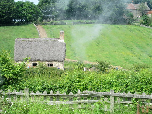 thatched cottage, Beamish from waggonway