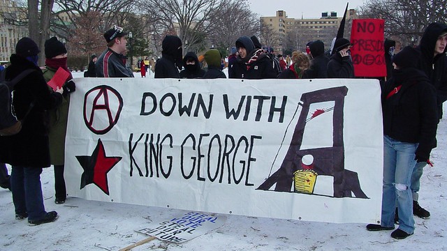 Inauguration protest, 2005 [04]