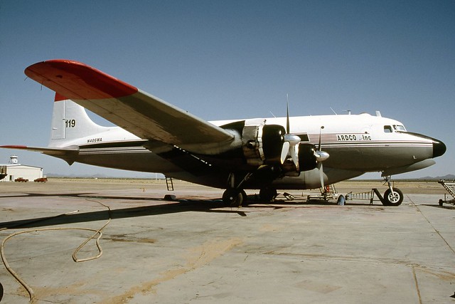 Ardco DC-4 N406WA, Ryan Field, Tucson, AZ Jun2002