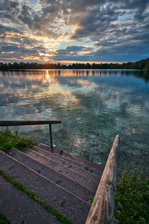 Sunset at the Olchinger See