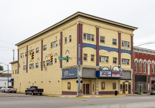 portland jaycounty indiana smalltown downtown theater theatre movietheater