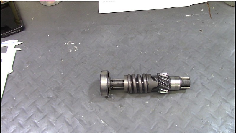 Input Shaft Before Disassembly