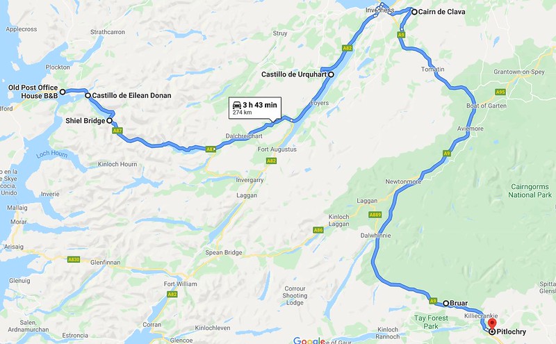 Día 7. Eilean Donan - Lago Ness/Urquhart - Clava Cairns -Bruar Falls - Pitlocrhy - Escocia en agosto 2019: 10 días por Mull, Skye, Highlands y Edimburgo (1)