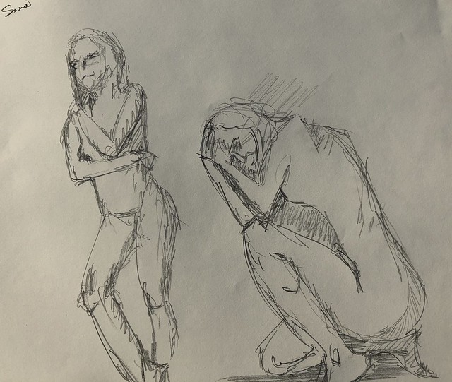 Wild Goose zoom session #lifedrawing #figuredrawing
