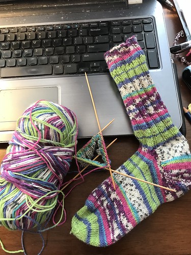 sock in progress
