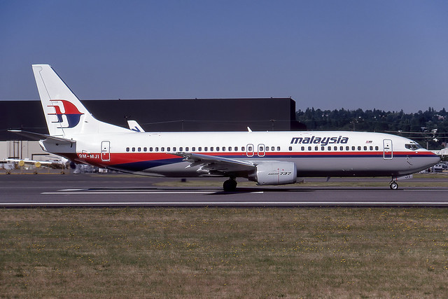 9M-MJI - Boeing 737-4Y0 - Malaysian - KBFI - June 1990