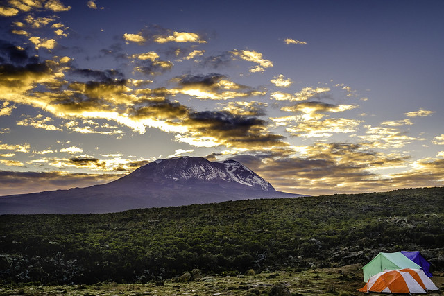 April - View on Kilimanjaro