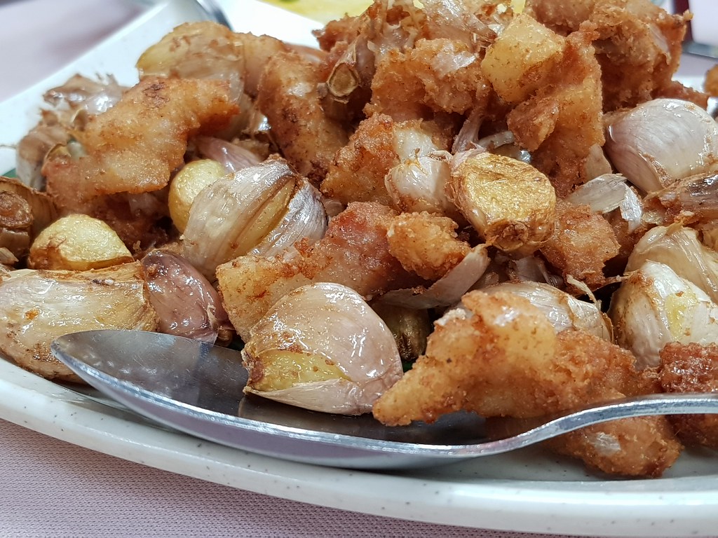 蒜米花肉 Garlic Pork (m) rm$25 @ 團圓海鮮飯店 X-Frens SS18