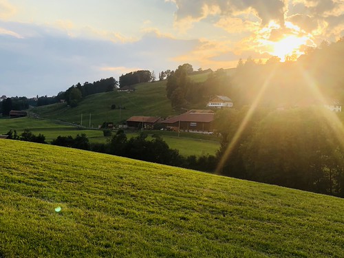La Gruyère by Кевін Бієтри/kevin_in_ukraine, On a summer evening.
nature grass field sun sunset light landscape sky hill farm grassland green ou