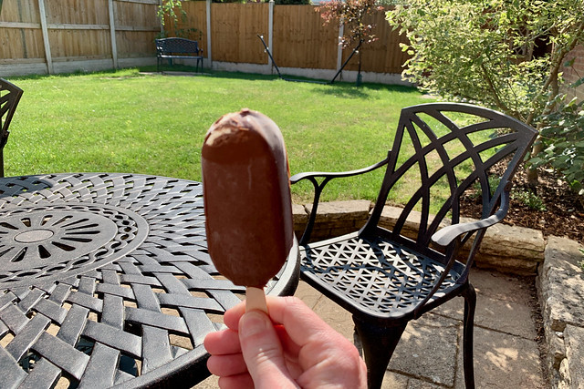 Ice cream in the garden