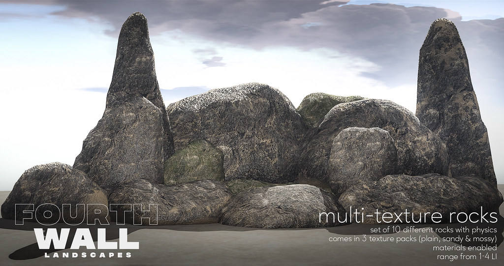 Fourth Wall / Multi-Texture Rocks / Fifty Linden Friday