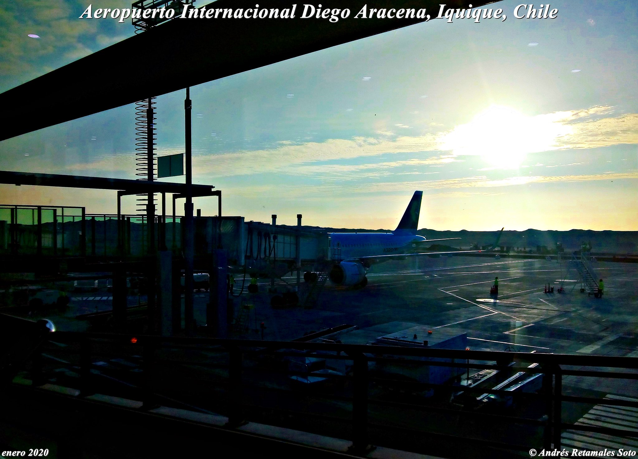 Aeropuerto Internacional Diego Aracena, Iquique, Chile, enero 2020. 🆑✈️ Andrés Retamales