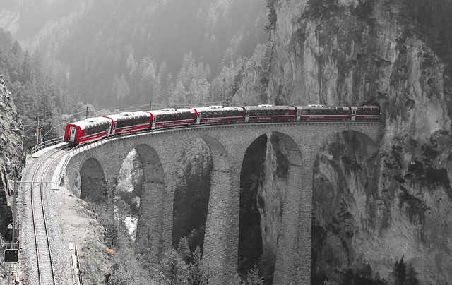 Bernina Express -  ... on the way south