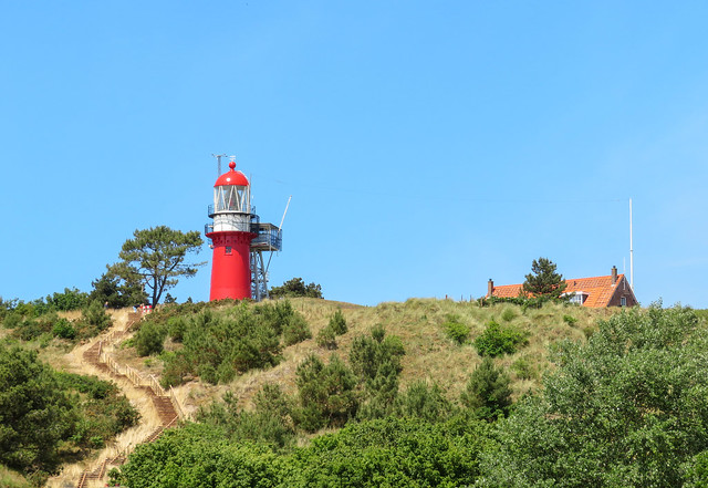 The Lighthouse Vuurduin on Vlieland, the Netherlands