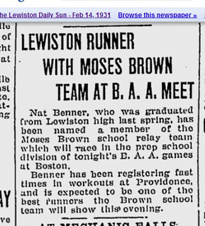 Nat Benner 14 Feb 1931 The Lewiston Daily Sun - Google News Archive Search(3)