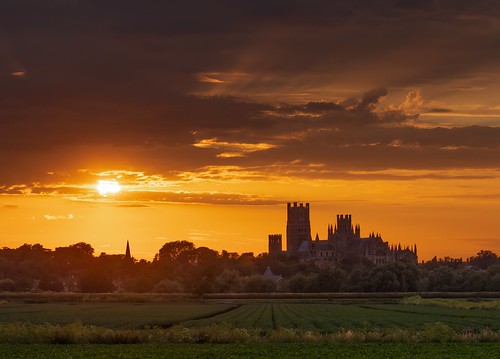 elyuk ely elycathedral sunset cathedral
