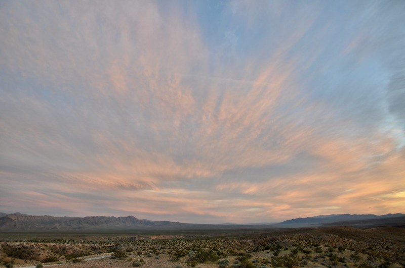 Desert Dust Storm Sunset ~ Gold Butte National Monument