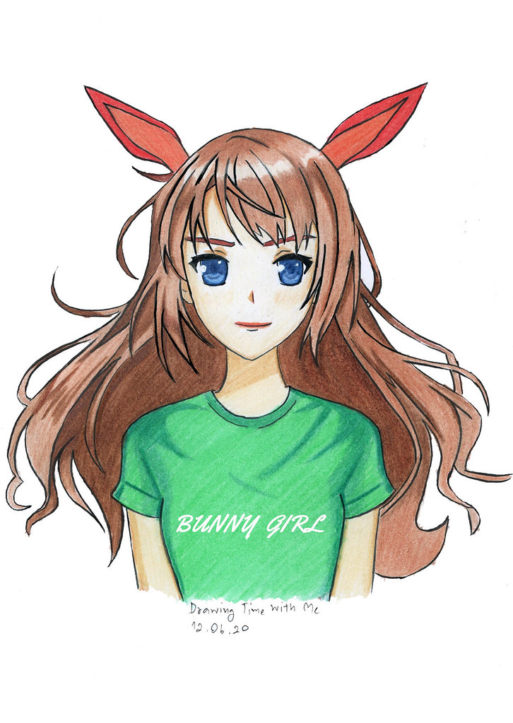 Draw Cute Anime BUNNY GIRL - a photo on Flickriver