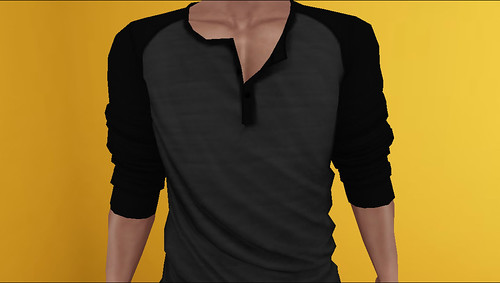 Black and Gray Shirt w/ buttons (M)