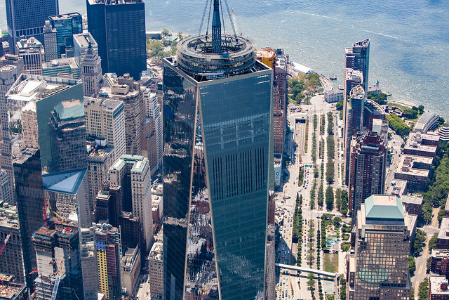 One World Trade Center Helicopter Flight New York City