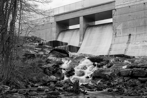 city blackandwhite bw dam infrastructure longexposure photography photo waterfall 2470mmf28 landscapeorientation nikond850