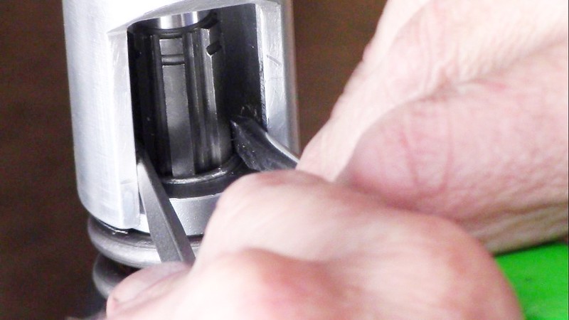 Use Two Screwdrivers To Compress Snap Ring Until Ends Close