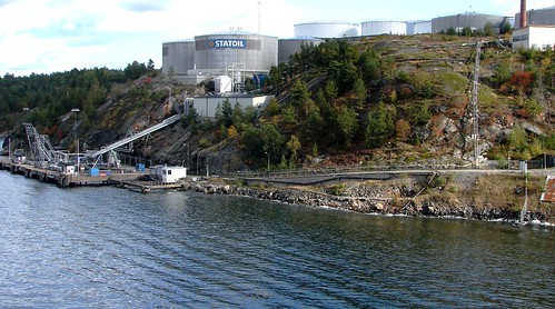sweden stockholm oil statoil waterfront storagetank tank industry