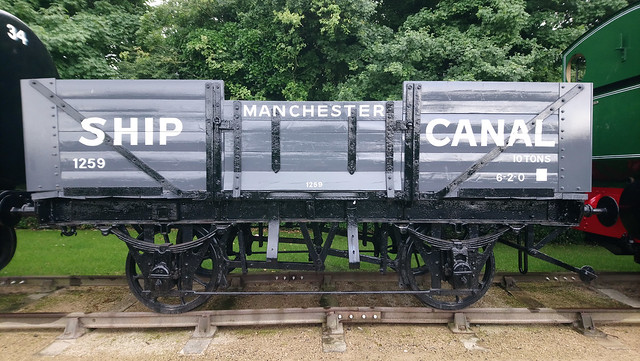 27th June 2020. Morning Constitutional. Ship Canal Wagon at Irlam Station, Irlam, Salford, Greater Manchester