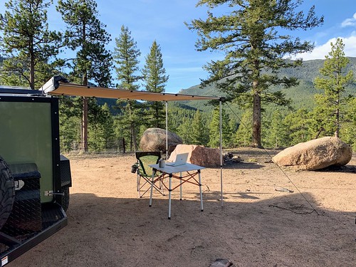 Remote work setup for Boreas 4x4 Campers 