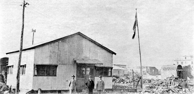 M.S. Wiersum & Co. Ltd., temporary office after earthquake, Yokohama, 1923