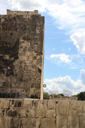 The heavy stone ring, Ball Courts, Chichen Itza, Mexico's Yucatán Peninsula