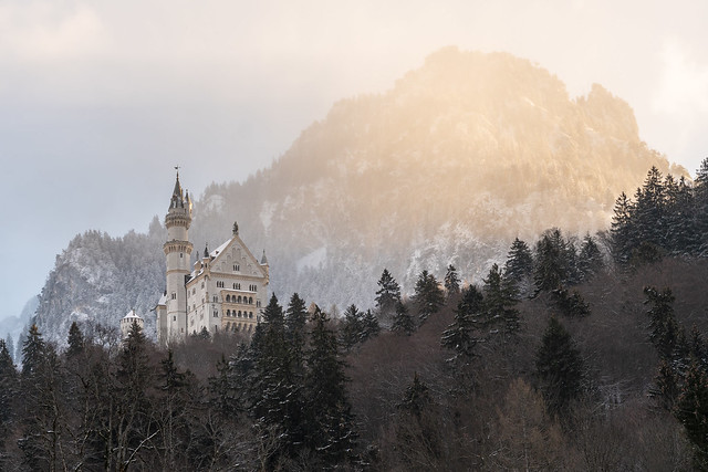Schloss Neuschwanstein in Morning Light