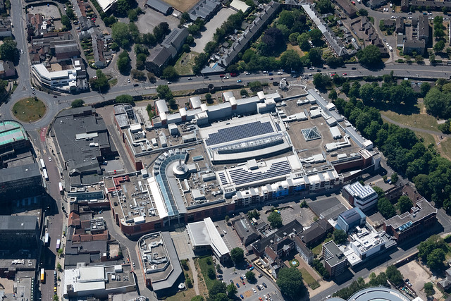 Intu Chapelfield Mall aerial image