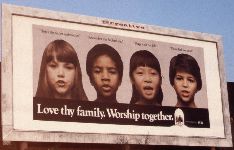 One Family - billboard in Alabama Sept 1983