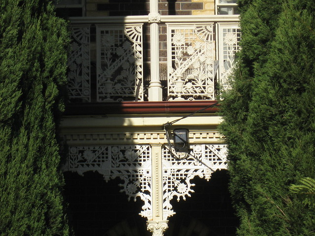 Cast Iron Lacework Detail of 