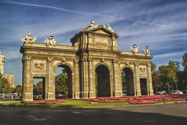 Puerta de Alcalá, Madrid, Espana